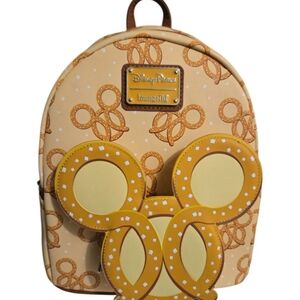 Loungefly Disney Parks Pretzel Backpack - Yellow